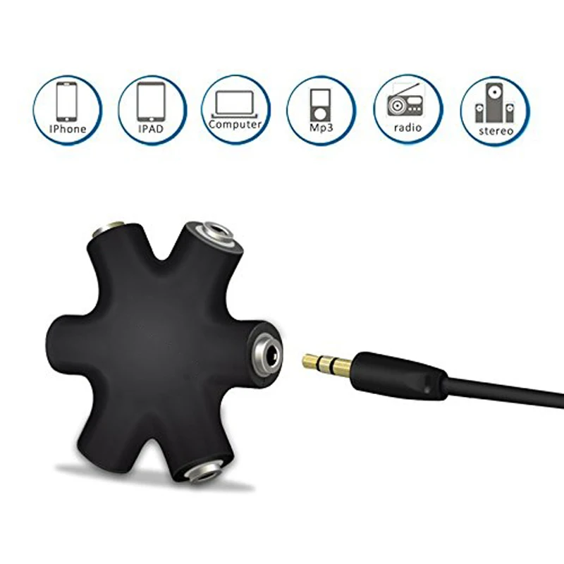 4 way headphone splitter 4 way headphone splitter