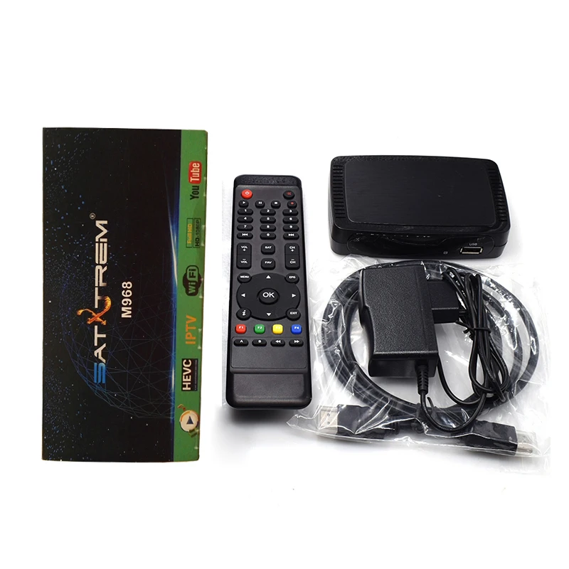 Satxtrem M968 IPTV андроид-тв-приставка DVB S2 H.265 Full HD 1080P With RT5370 USB Wifi Netflix IPTV Smart телеприставка Медиа-плейер