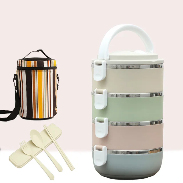 Korean Leak Proof Stainless Steel Food Storage Container Thermal