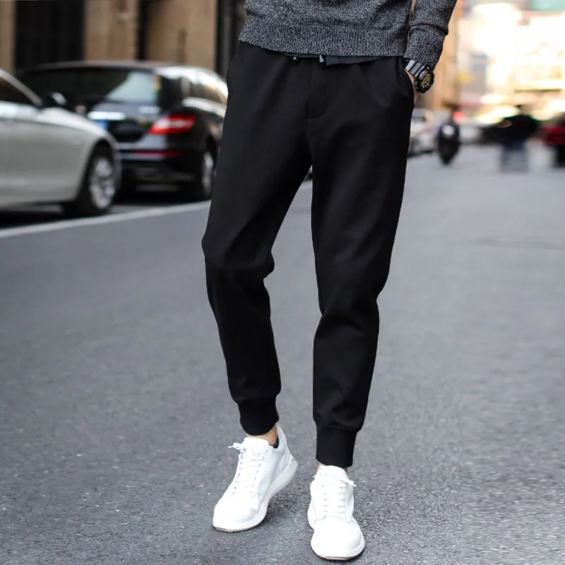 

Hot Sale! New Arrival Fashion Mens Joggers Harem Pants Trousers Hip Hop Slim Fit Sweatpants Casual Brand men's casual pants
