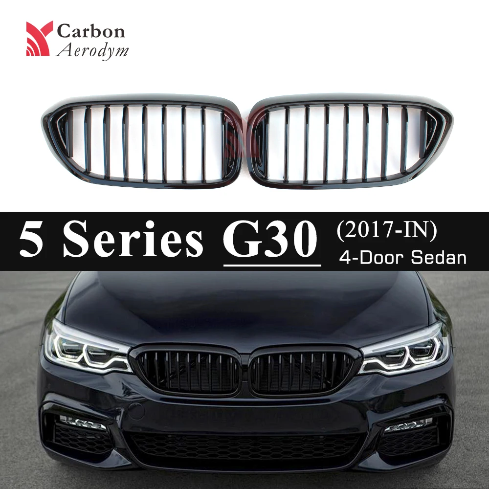 

1 Slat Gloss Black Racing Grill For BMW 5 Series G30 G31 F90