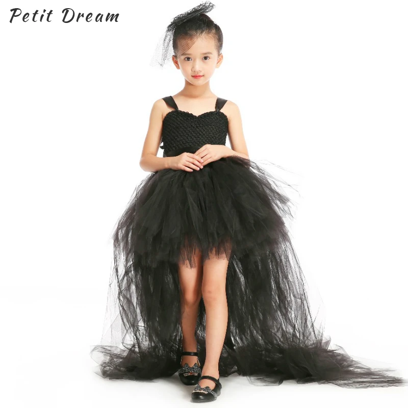 Petit Dream Beautiful Black Girls Baby Flower Girl Party Dress for