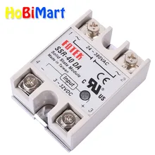 10 шт. твердотельные реле SSR-40DAlot твердотельные реле SSR-40DA 40A 3-32 В постоянного тока до 5-60 Бесконтактное реле постоянного тока 60DD твердотельное реле# J239