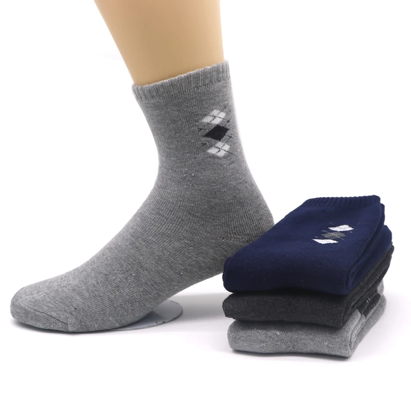 2 пары Для мужчин носки красочные геометрические Chaussettes Homme много Calsetines Hombre носки Для мужчин зимние Термальность носки Art Meias Chaussette