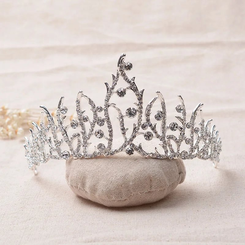 

HG250 Luxury Bridal Crystal Tiara Crowns Princess Queen Pageant Prom Rhinestone Veil Tiara Headband Wedding Hair Accessory