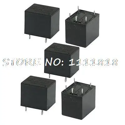 

5 Pieces DC 24V Coil 10A 125V AC 5 Pins SPDT PCB Power Relay JQC-3FT73