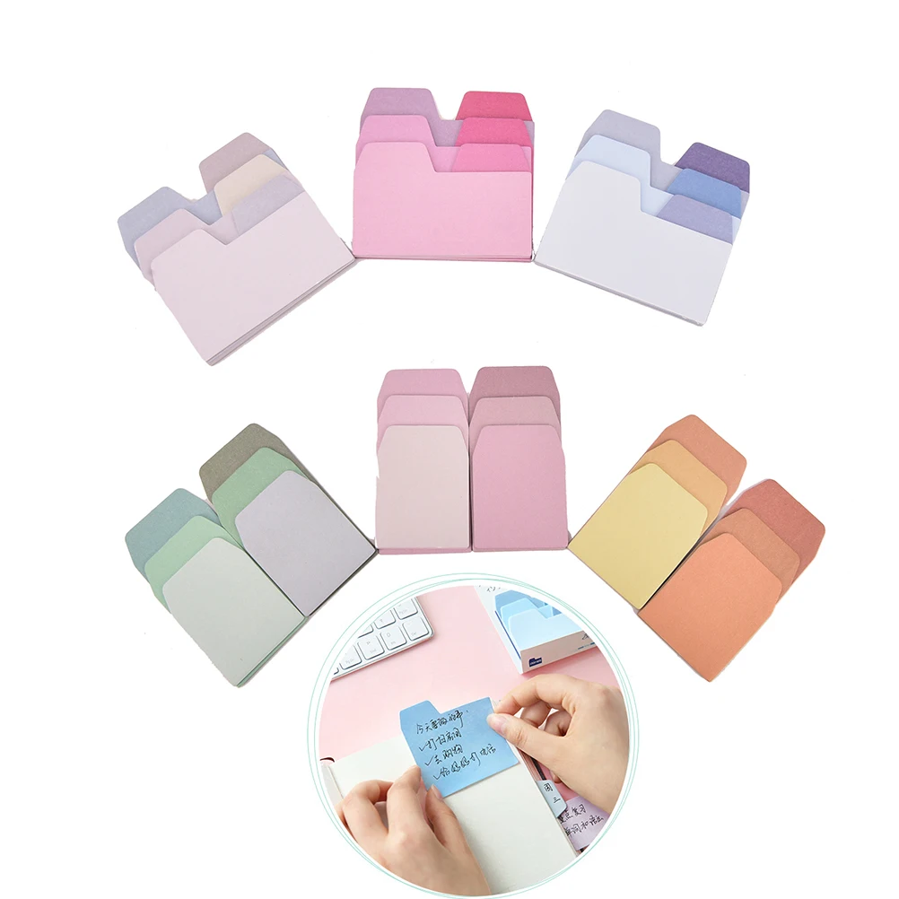 1 комплект Липкие заметки бумага для заметок Kawaii красочные бумажные наклейки для скрапбукинга офисные школьные канцелярские принадлежности Закладка