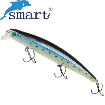 

SMART Minnow Bait 118mm 18.2g Floating 0.5m VMC Hook Hard Fishing Lure Isca Artificial Para Pesca Leurre Souple Peche Swimbait