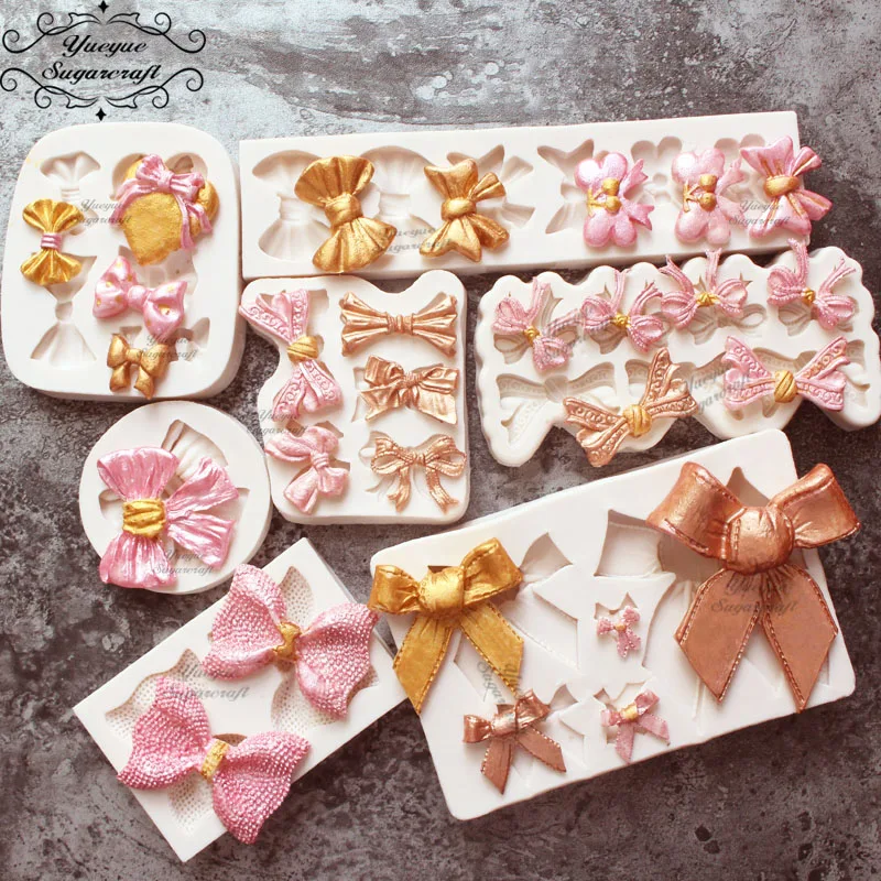 Yueyue Sugarcraft лук/силиконовая форма в виде бабочки помадка торт украшения
