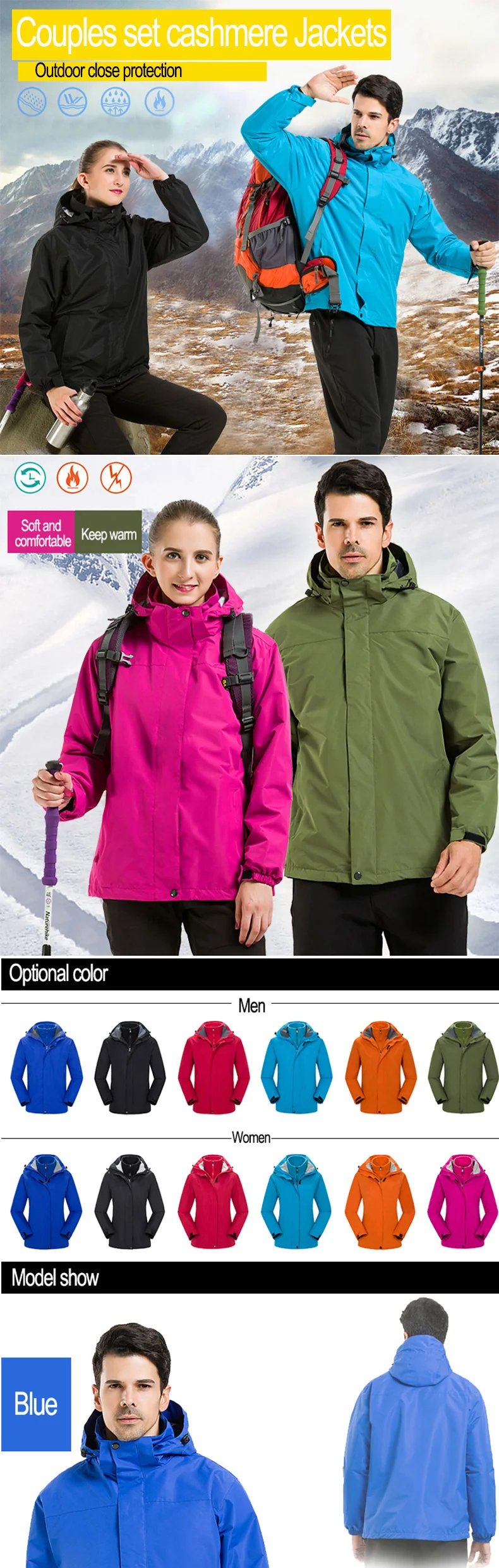 Men and women jacket ZT-QH313 (1)