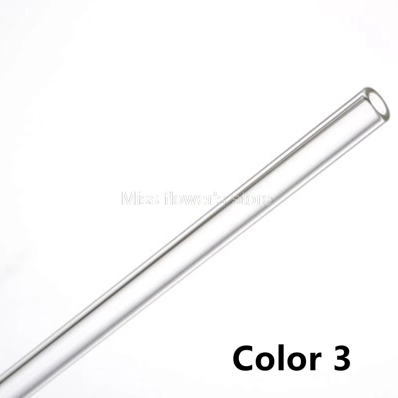 Reusable Straight Pyrex Glass Drinking Straw for Wedding Birthday Party SP 