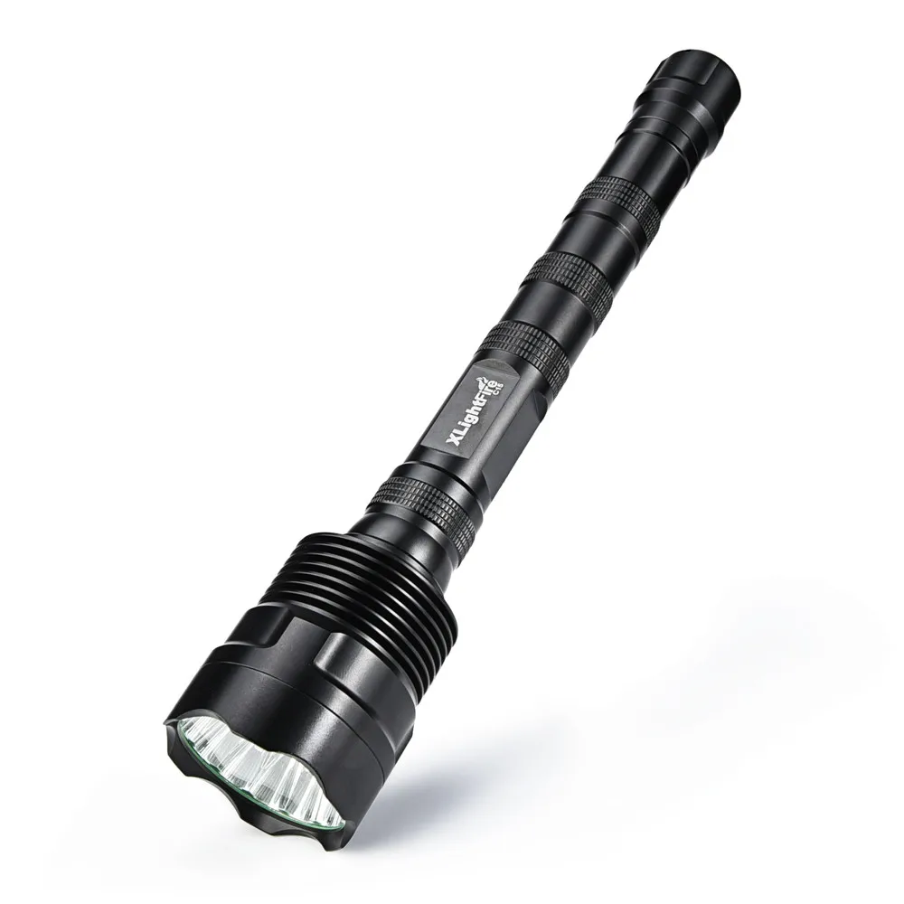 

45000 Lumens 18x XML T6 5 Mode 18650 Super Bright LED Flashlight Not Waterproof Not Zoomable Aluminum Black #5J28