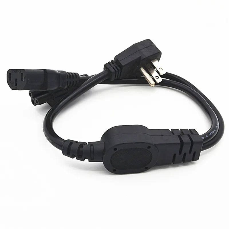 

US USA Japan Canada Brazil US Power Extension Cable Cord US Plug 5-15P To Female IEC320 C5+C13 For UPS PDU server 0.6m 2ft