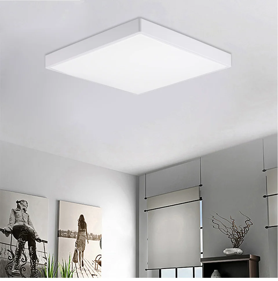 Светодиодный потолочный светильник 15 Вт, 18 Вт, 20 Вт, 28 Вт, современный светильник для гостиной, светильник для спальни, кухни, поверхностное крепление, встраиваемый панельный светильник