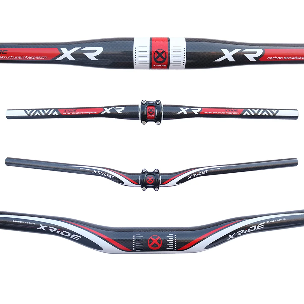 

Newest lightest XRIDE XR Mountain bike handlebar 3K full carbon bicycle handlebars MTB bike parts 31.8*700mm Free Shipping FCFB