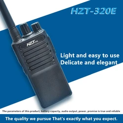 Walkie-talkie HZT-320E thin body Long distance Civil two-way walkie-talkie clear sound quality and durable Walkie-talkie HZT-320E thin body Long distance Civil two-way walkie-talkie clear sound quality and durable