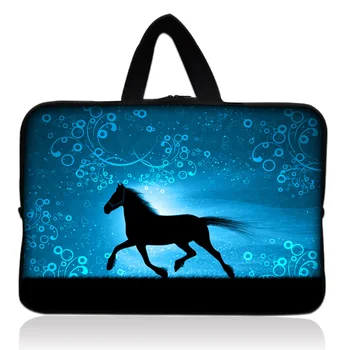 

Hot Design Run Horse Sleeve Case Bag Cover +Handle For 7" inch Barnes & Noble NOOK Tablet PC