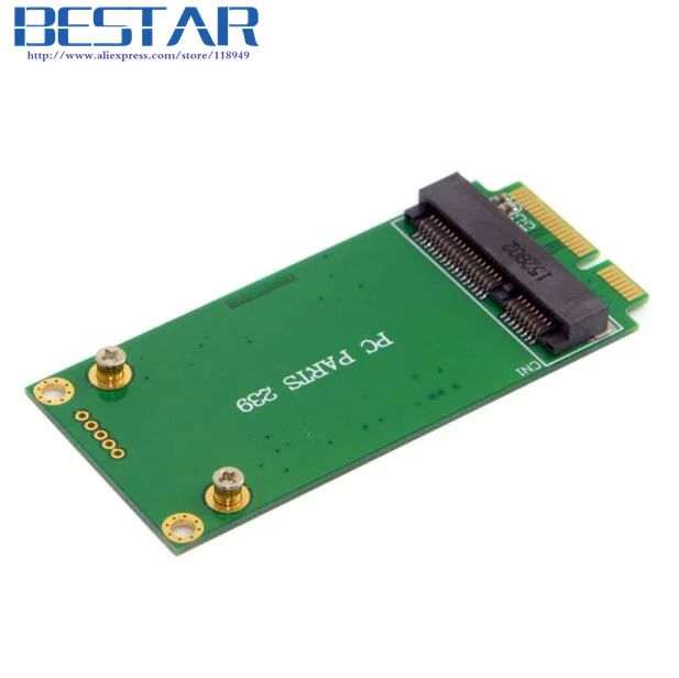 Адаптер mSATA 3x5 см на 3x7 Mini PCI e SATA SSD для Asus Eee PC 1000 S101 900 901 900A T91| |