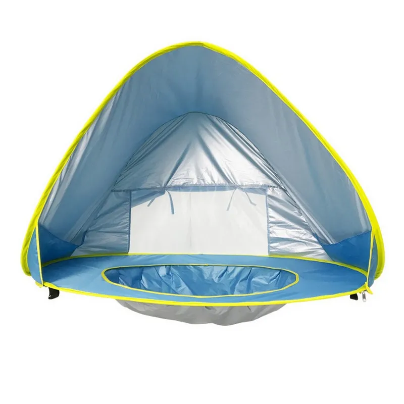 Детская Пляжная Палатка Защита для бассейна водонепроницаемый всплывающий Тент Палатка Детский Открытый Кемпинг зонтик