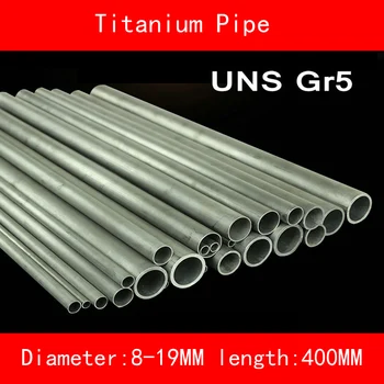 

Diameter 8-19mm length 400mm Titanium Alloy Pipe Tubular UNS Gr5 TC4 BT6 TAP6400 Titanium Ti Round Tube Piping Anti-corrosion
