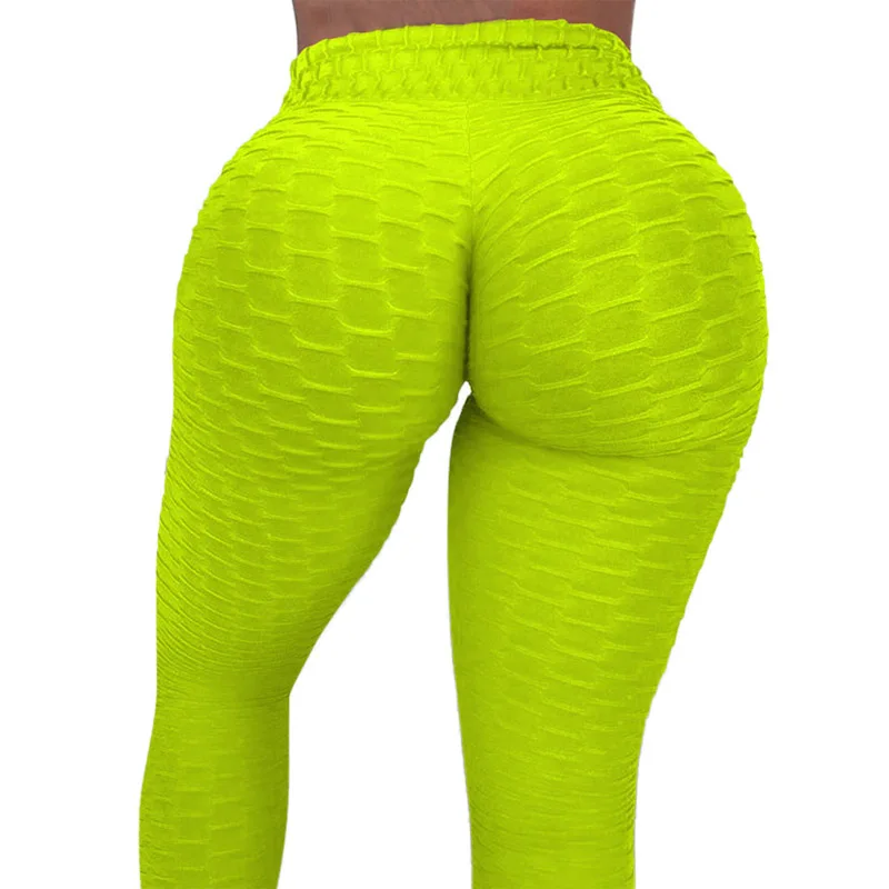 High Quality Push Up Leggings Women's Long Pants Stretchy Skinny High Waisted Ruched Butt Lifting Long Workout Leggings Leggings