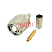 10 шт по выгодной цене RF rg142 rg141 rg303 lmr195 rg58 коаксиальный титановый Электролитный электрод со случайно выбранным штекер TNC разъем