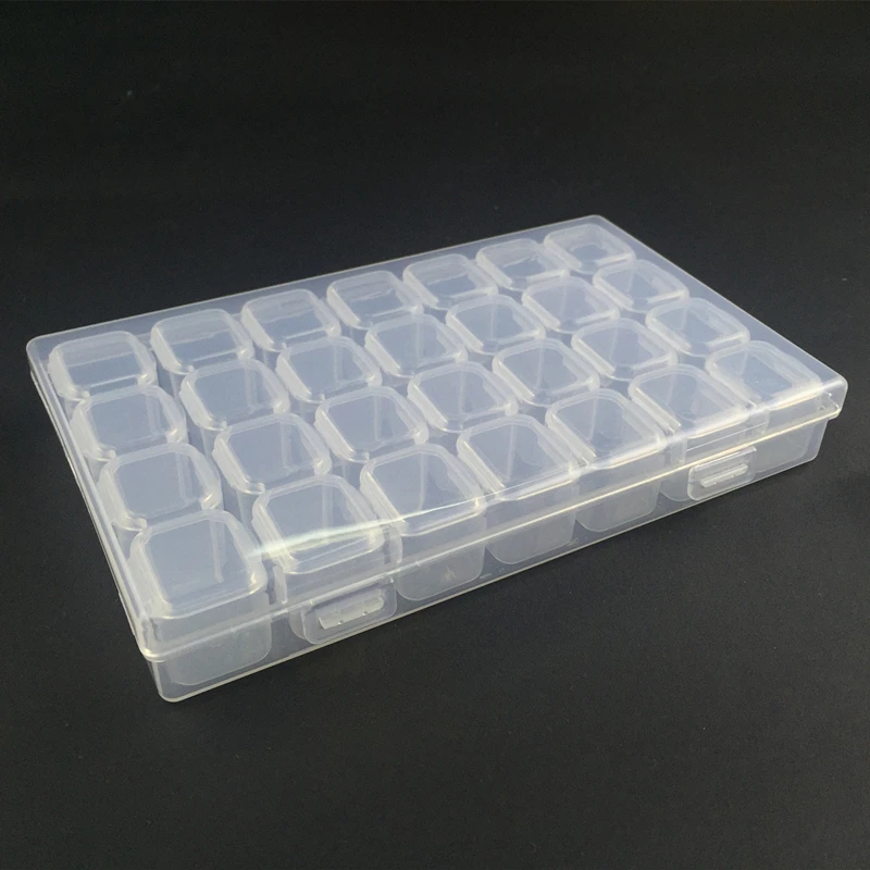 1 шт. пластиковые 28 SMD части коробка компоненты программной платы Коробка небольшая коробка хранения сопротивления ювелирные изделия бусины хранилище для рыболовных снастей коробка