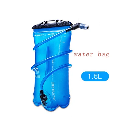 AONIJIE 5L Женский Мужской марафон жилет-рюкзак против обезвоживания для 1.5L сумка для воды велосипедный походный мешок открытый спортивный рюкзак для бега - Цвет: 1.5l water bag A