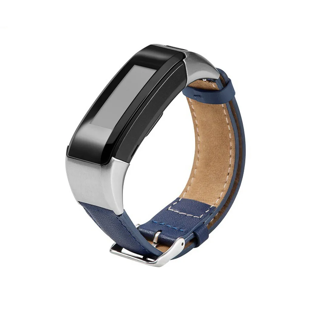 Роскошные модные простые ремешки для часы Garmin vivosmart HR роскошный кожаный сменный спортивный наручный ремешок для часов офисные ремни