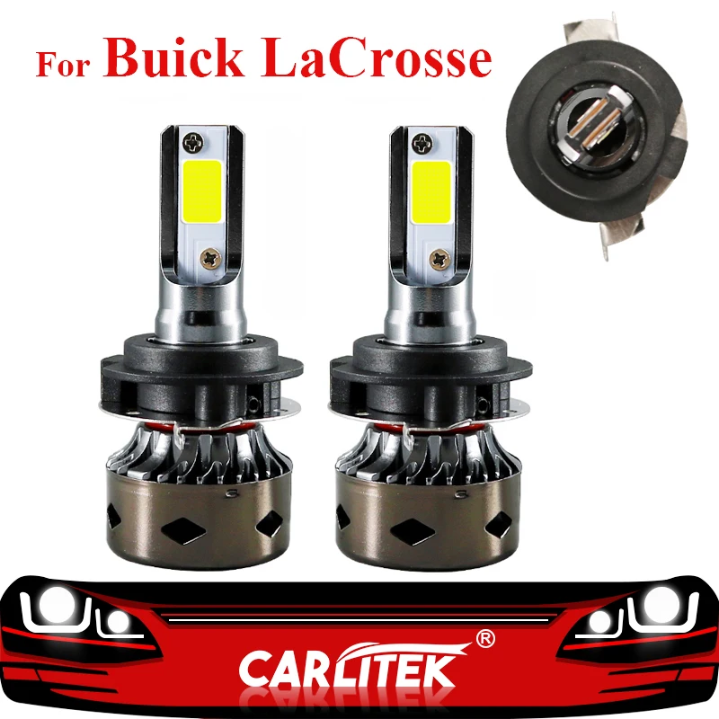 CARLitek оригинальный адаптер H7 для Buick LaCrosse Mini Canbus фара 72 Вт 12000LM 6000K 12V