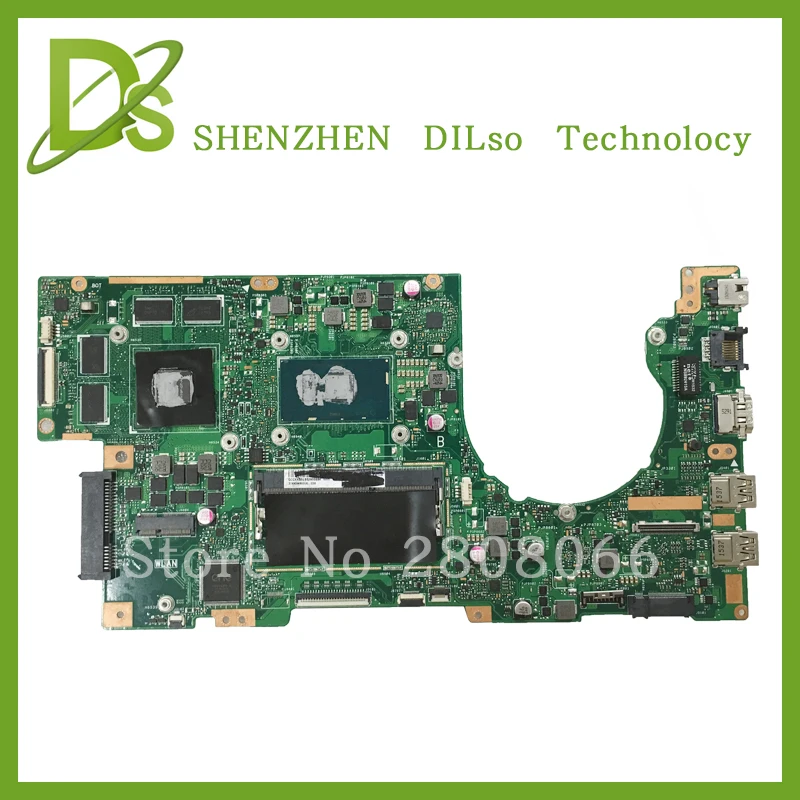 

For ASUS K501UX K501UB laptop motherboard K501UX mainboard rev2.0 i7 cpu with Graphics card