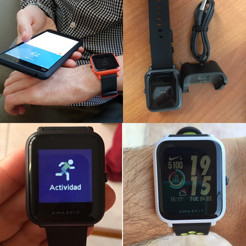 Huami Смарт-часы Amazfit Bip, gps, Gloness, Смарт-часы, часы 45 дней в режиме ожидания для телефона MI8 IOS