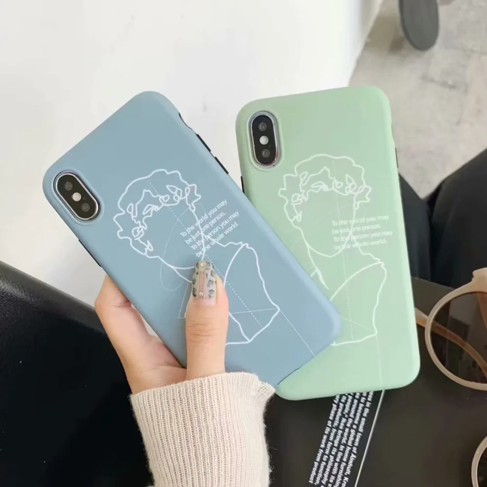 

ORYKSZ Vintage Pattern Case For iPhone X XR XS Max 7 8 Plus Soft TPU Silicone Cover Cases For iPhone 8 7 6 6S Plus Back Capa