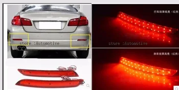 

Red Lens Auto Car Rear Reflectors Light Fit for BMW 5 Series F10 F18 Sedan 2010-2013 Pre-facelift Brake Stop Night Reflector