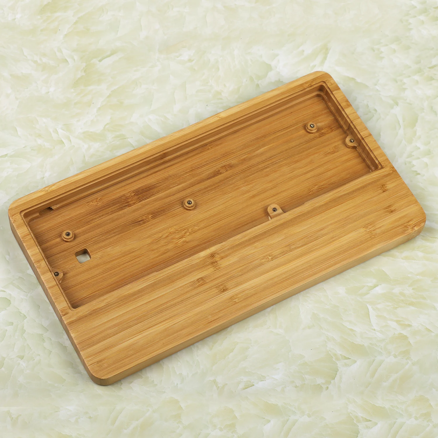 Capa de Pulso de Madeira de Bambu Gh60 Descanso em para 60 Mini Teclado Mecânico Compatível com Pok3r Dz60 Yd60mq Xd64 - Imagem 3