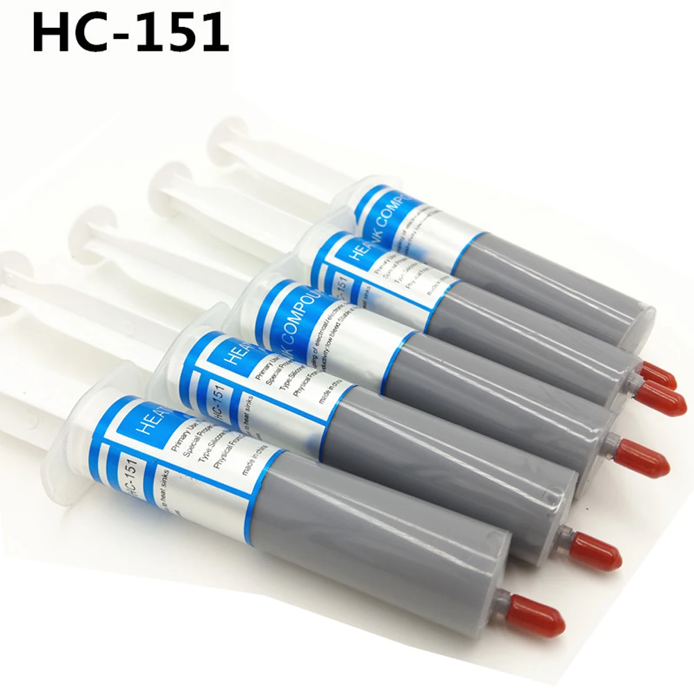 10 Pcs PC Thermal Grease Paste HC 151 Silicone Compound HC151 With ...