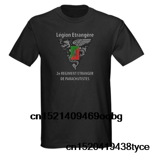 2018 Новое поступление 2 REP 4 CIE Legion Etrangere-темно- 100% хлопок футболка Повседневное