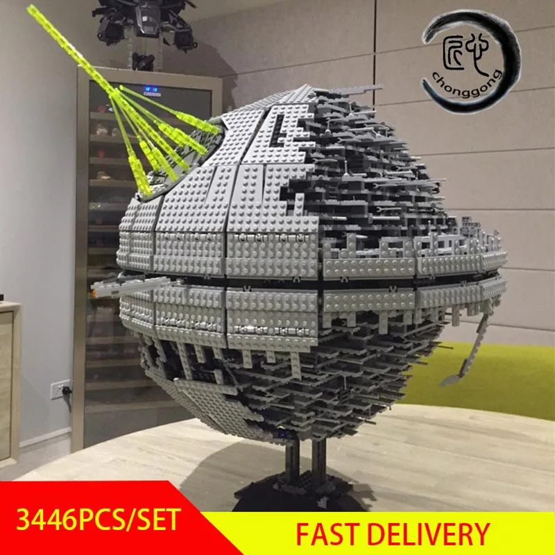 

NEW 3803Pcs Death Star fit star wars figures model Building block Bricks fit 10188 Kids Educational Toys boys gifts