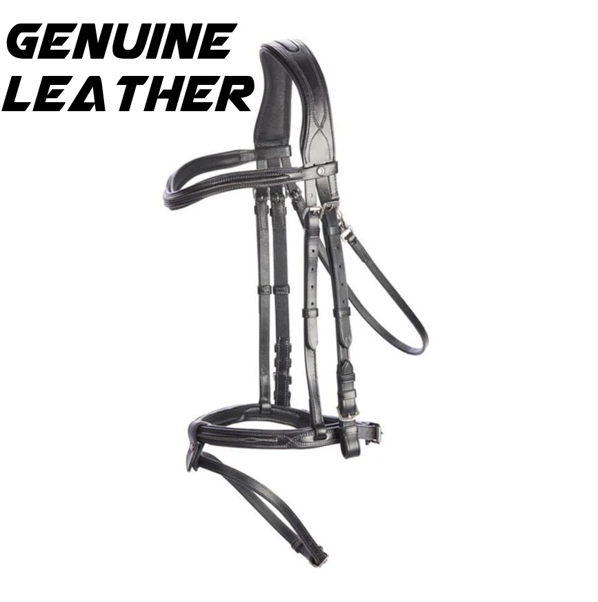 Water rein Harness Harness horsework training competition special leather reins Horse utensils