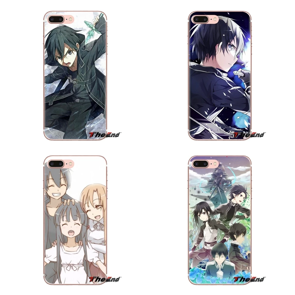 Чехол для мобильного телефона Sword Art Online kiito Asuna SAO Huawei Nova 2 3 2i 3i Y6 Y7 Y9 Prime Pro GR3 GR5 2017 2018