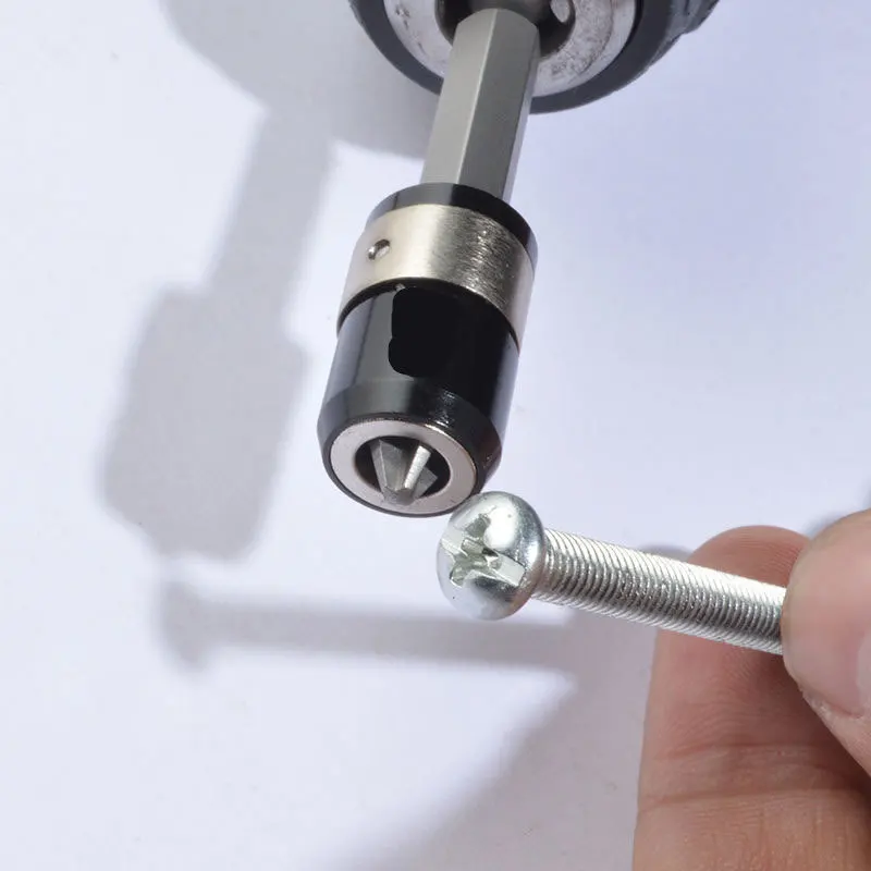 

1pc Powerful screwdriver magnetic ring 1/4" 6.35mm Metal Strong Magnetizer Steel sleeve Screw Pick Up Tool Electric Accessories