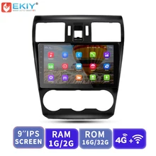 EKIY 9 ”2.5D coche reproductor Multimedia Audio Android 2 Din Auto Radio para Subaru Forester XV WRX 2012-2018 navegación GPS 3G/4G