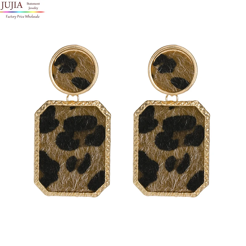 

JUJIA statement earrings wholesale women statement Earrings for women party square stud earring