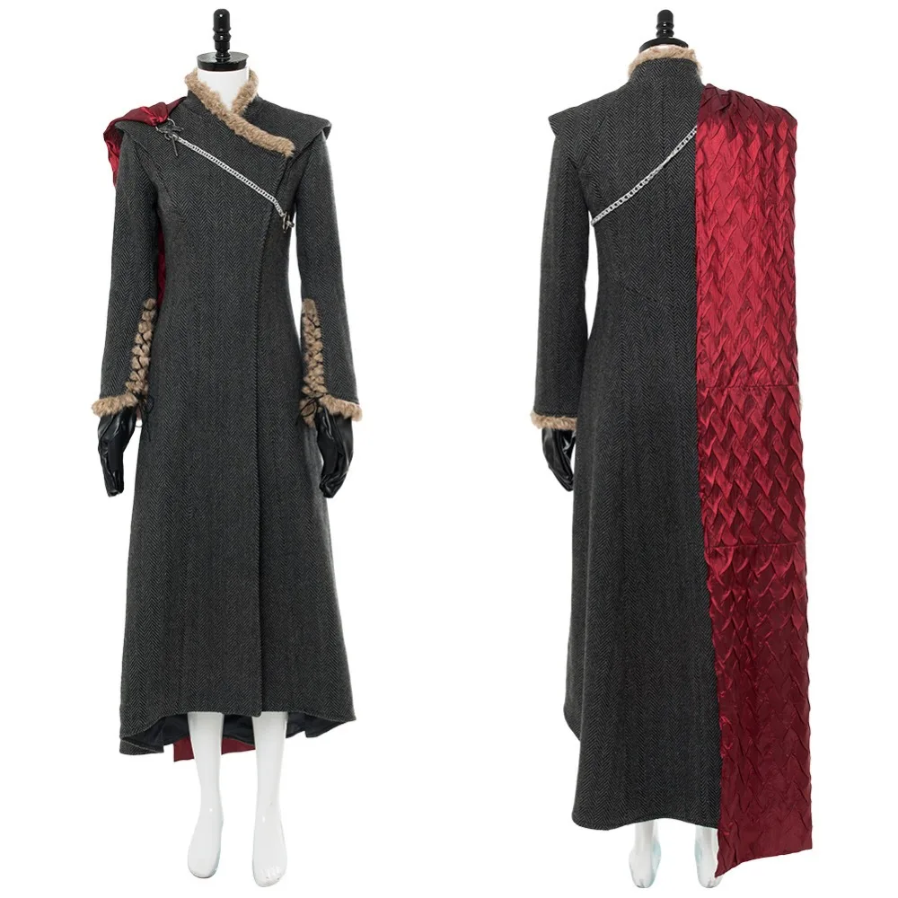 

Daenerys Targaryen Dany Gown Dress Game of Thrones Season 7 Mother of Dragon Cosplay costume Outfit