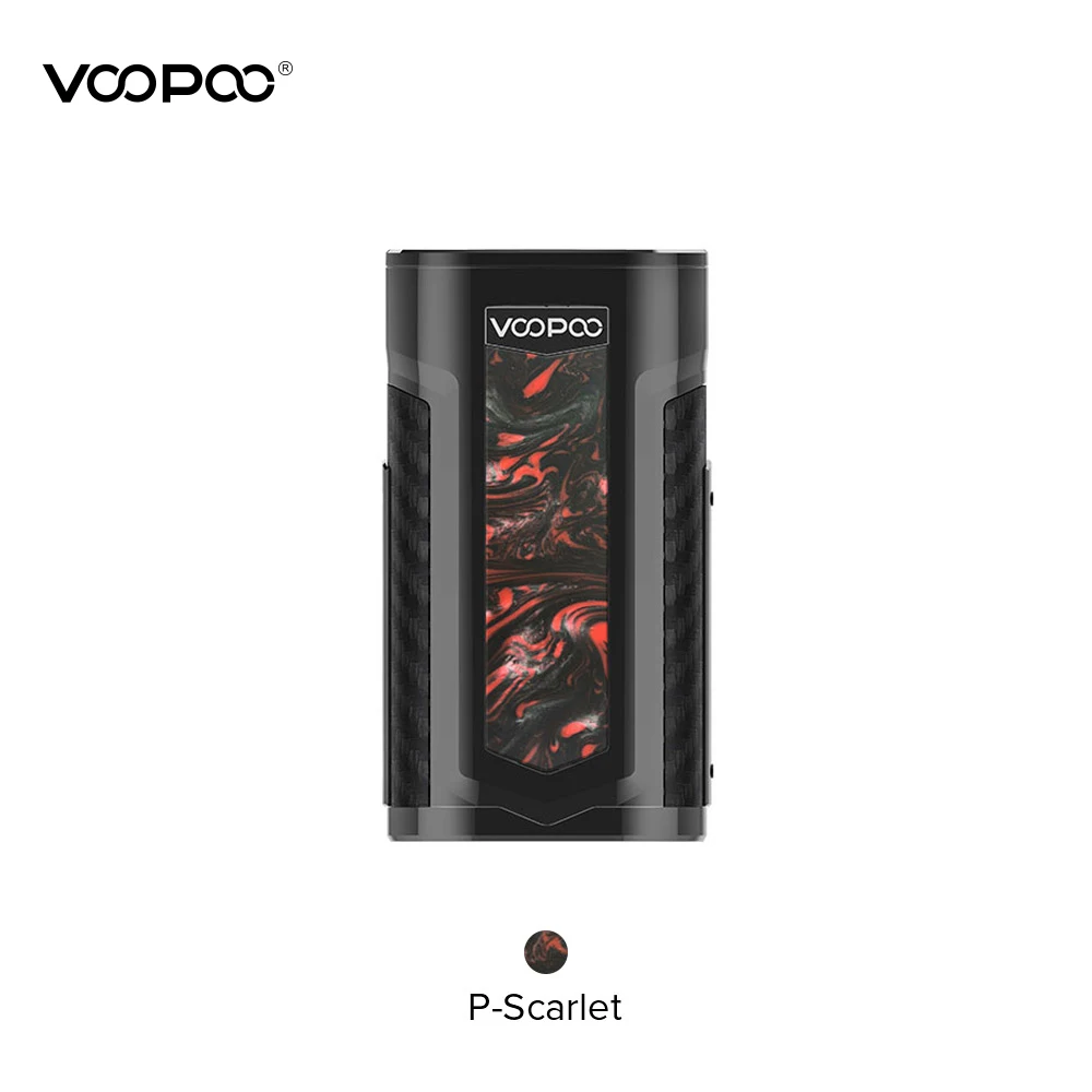 Горячая VOOPOO X217 коробка мод 217 Вт TC мод электронная сигарета Vape ген. Вентилятор чип TFT ips HD экран Fit Uwell Crown 4 Tank - Цвет: P-Scarlet