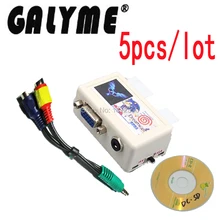 5 шт./партия, лидер продаж, белый цвет, для Sega Dreamcast, игровая консоль постоянного тока, адаптер для sd-карты, конвертер, ридер, VGA, AV, выход, карты, игры, загрузки CD