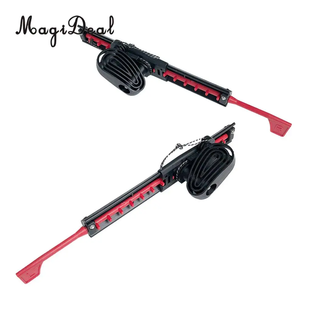 MagiDeal 1 Pair Kayak Canoe Boat Adjustable Rudder Control Footrest Foot Brace Pedals