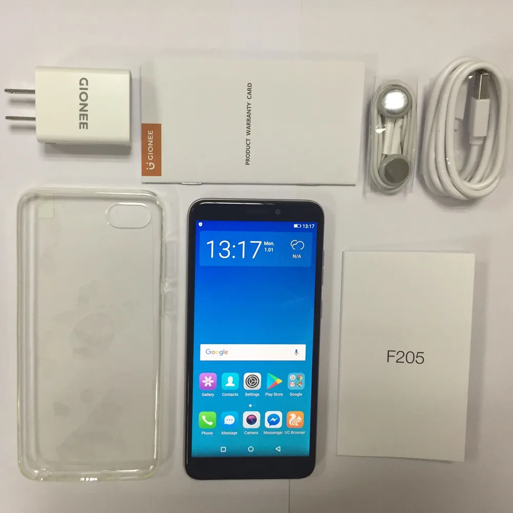 Смартфон Gionee F205 5 45 дюйма две Sim карты MT6739 2 гб озу 16 пзу разблокировка по лицу