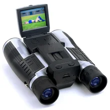 Спорт 12x32 HD бинокль цифровая камера 5MP CMOS, USB Цифровой телескоп 2,0 ''TFT 1080 p зум бинокулярная видеокамера-Регистратор
