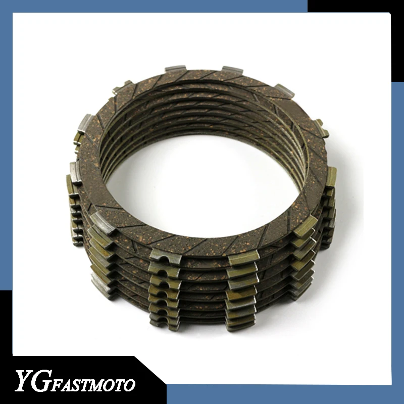 Clutch Plates Disc Set 8pcs for ZX600 ZX636 NINJA ZX6R ZX6RR Street